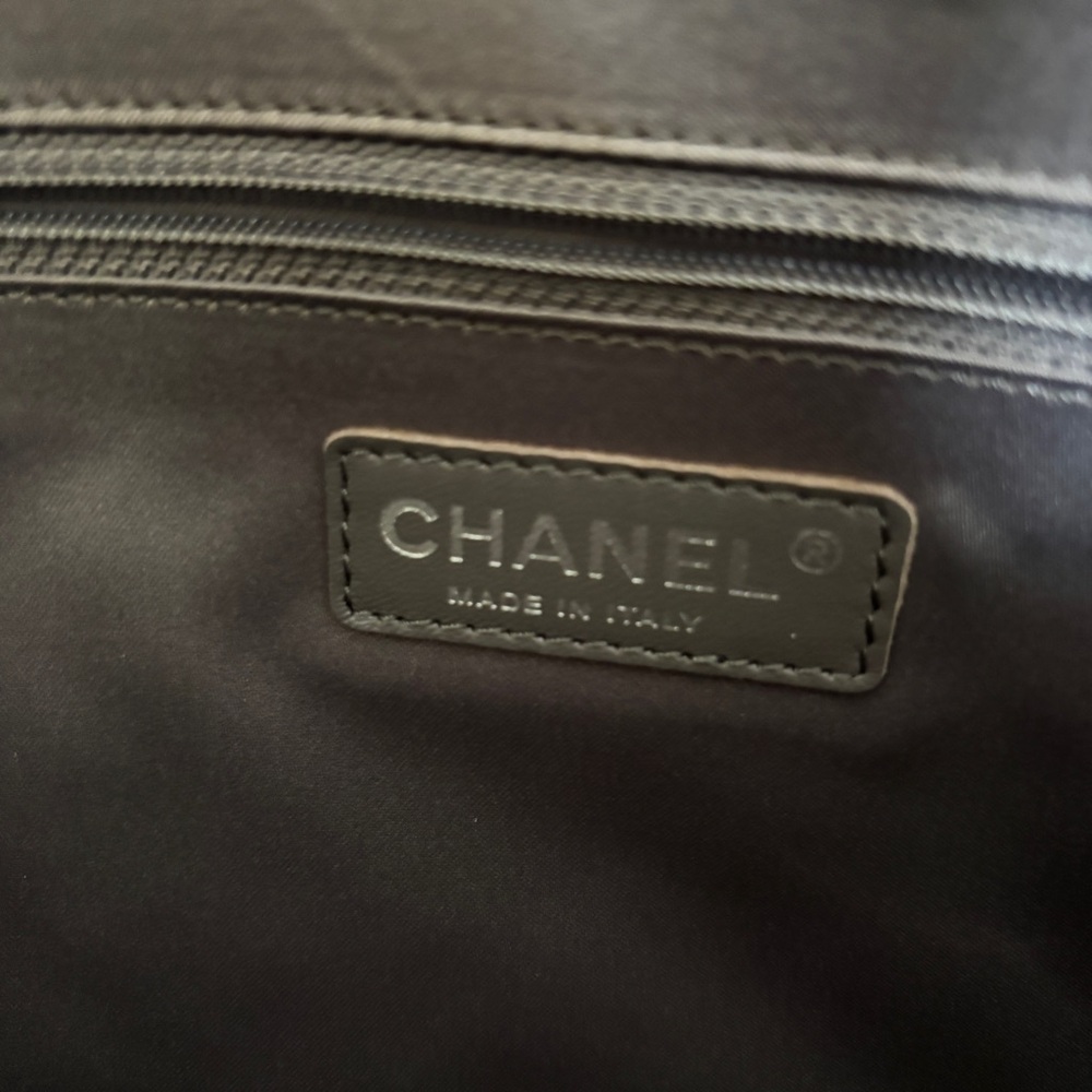 Chanel Blue Grand Shopping Quilted Leather Tote Bag - Picture 8 of 13
